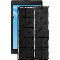 Чехол StatusCASE из экокожи для планшета Lenovo Tab 4 8 Plus Черный ромб