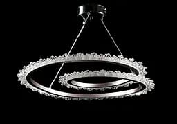 Люстра стельова LED Splendid Ray L144/1, 50W, хром/сірий, сучасний стиль, регульована висота