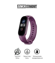 Ремінець ArmorStandart Superhero Edition для Xiaomi Mi Band 7/6/5 Thanos Violet (ARM57067) - мініатюра 2
