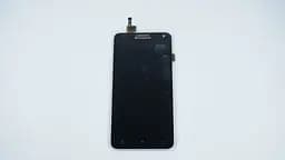 Дисплей для смартфона Lenovo S580, black у зборі з тачскріном без рамки
