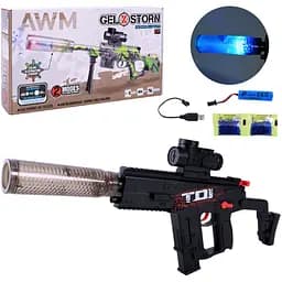 Автомат акумуляторний AWM X9909-18 гелеві кульки світло 43.5 см