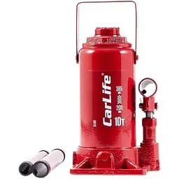 Домкрат гідравлічний пляшковий CarLife 10 т 200-385 мм (BJ410)