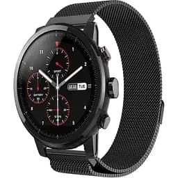 Ремінець BeWatch міланська петля для Xiaomi Amazfit Stratos Чорний (1020201.3)