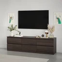 Тумба під телевізор MebelStar Нео 6Ш 180x43x53 см Дуб рістрето (MBS-1289)