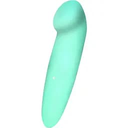 Вибратор Passion Zhengly со скошенной головкой мятный (4821002029525)