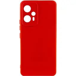 Чехол Silicone Cover Lakshmi Full Camera A для Xiaomi Redmi Note 12T Pro Красный / Red