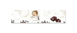 Вініловий кухонний фартух Happy Pocket Кава з шоколадом наклейка для кухні Напої Бежева 60х250 см Z181570 - мініатюра 7