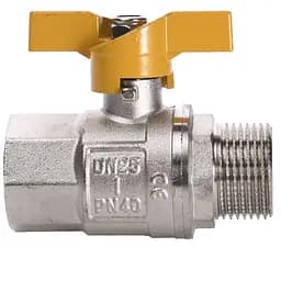 Кран кульовий прямий Selba 1″ ЗВ ЖБ SL1508 - мініатюра 2