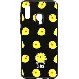 Чохол-накладка Toto Cartoon Print Glass Case Samsung Galaxy A20/A30 Chick