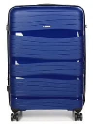 Валіза велика L поліпропілен Worldline Airtex 283 74,5×49×32см 120л Темно-синій - мініатюра 3