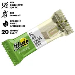 Протеїновий батончик FitWin Protein Bar 33%, 60 грам з начинкою - Фісташка - мініатюра 2