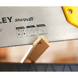 Ножівка по дереву Stanley Sharpcut L= 550 мм 11 зубів/1" (STHT20372-1) - мініатюра 5