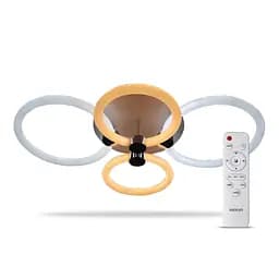 Світлодіодна накладна люстра Ardero AL6134ARD FELICITY 76Вт білий срібло