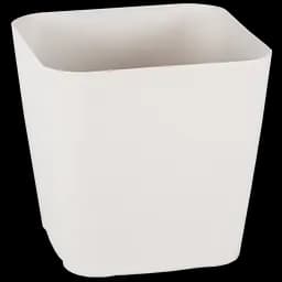 Горшок для цветов Serinova с дренажем Safir, 3.4 л, бело-серый (SFS3 & SSI3-KirliBeyaz)