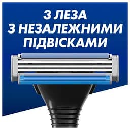 Станок для гоління Gillette Sensor 3, з 6 змінними касетами - мініатюра 3