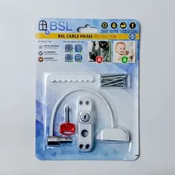 Замок безпеки з ключем BSL Cable Prime BSLCP1 білий