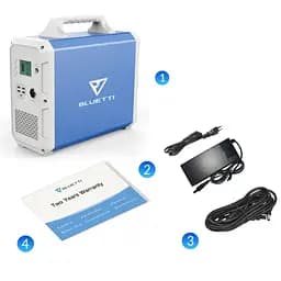Портативная зарядная станция Bluetti  EB240 | 1000W, 2400 Wh - мініатюра 2