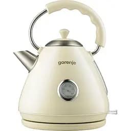 Электрочайник Gorenje 1.7 л пластик бежевый. kuh0015348