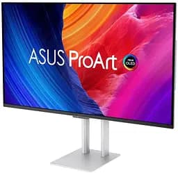 Монітор 31.5" ASUS ProArt PA32UCDM Silver Black UHD OLED 240Hz (90LM03HE-B01K70) - мініатюра 3