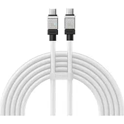 Кабель Baseus CoolPlay Series USB-C to USB-C 100W 2m White (CAKW000302) [127948]