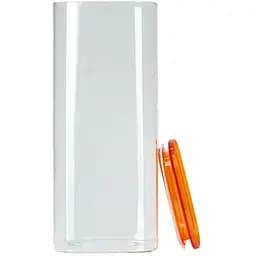 Ємність для зберігання MBM HOME 2 л прозора/помаранчева (KP-145 XL T/ORANGE) - мініатюра 2