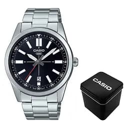 Чоловічий годинник Casio MTP-VD02D-1E Сріблястий ( AT1141-0326 )