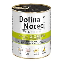 Консерва Dolina Noteci Premium 800г для собак з гусем і картоплею