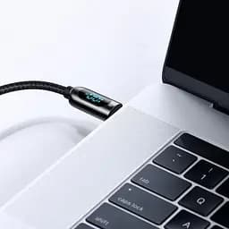 Кабель Baseus Display Cable Type-C to Type-C 100W 2m CATSK-C01 Black - мініатюра 7