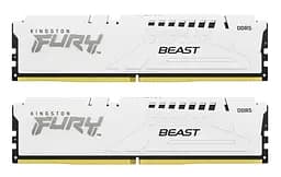 Модуль пам'яті Kingston Fury DDR5 64GB (2x32) 5600MHz Beast White (KF556C40BWK2-64)