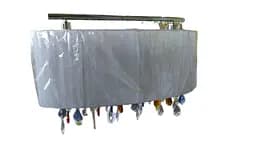 Люстра подвесная Brille с абажуром E14 60W CH (BL-093S/5)