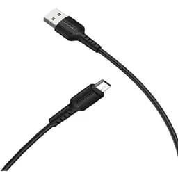 Кабель Borofone BX16 USB to Micro 2A 1 м PVC TPE connectors чорний