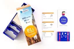 Настільна гра English Student Картки для вивчення англійської мови English Student Intermediate B1.1 (укр.) (39122592)