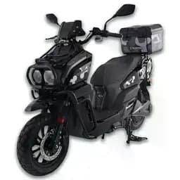 Електроскутер Двомісний Crosser CR-21 (2500W 76.8V/40Ah) Чорний - мініатюра 3