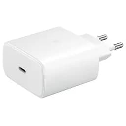 Зарядное устройство для Samsung Fast Charging Type-C 45W White (EP-TA845XWEGRU)