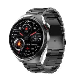 Смарт-часы LEMFO LF38-Y13 стальной ремешок Black (16729)