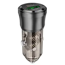 Адаптер автомобильный Borofone Journey Car charger BZ25 1USB/1Type-C, 38W/3A, PD/QC|