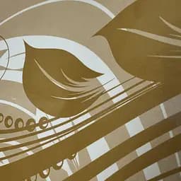 Кухонний фартух Ніжна класика Візерунок ПВХ 60х200 см самоклеючий Абстракція Бежевий Happy Pocket Z182481 - мініатюра 6
