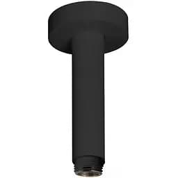 Кронштейн для верхнього душу Paffoni 12 см black matt ZSOF064NO Чорний матовий