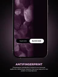 Захисне скло для Apple iPhone 16 Pro Max, Black Icon Supreme EZ, з аплікатором для швидкої і точної установки без бульбашок, повноекранне, загартоване, 9H, 3D, протиударне, ультратонке, глянцеве, з олеофобним покриттям, ArmorStandart (ARM80850) - мініатюра 7