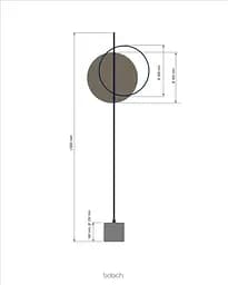 Торшер Babich Studio Mid glass F - other any color - мініатюра 6