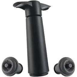 Набір для зберігання вина Vacu Vin Original Wine Saver Black 3 предмети (Q5128) - мініатюра 2