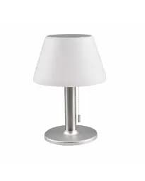 Вуличний світильник на сонячній батареї Goldlux 325457 Viola LED 4000K IP44 сріблястий