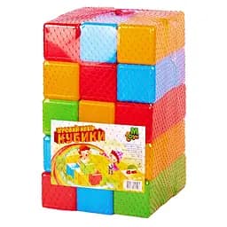 Кубики цветные 09065 45 шт.