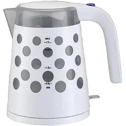 Электрочайник с вращением на 360° Sokany FK-1621 бесшумный дисковый 1.7 л 1850 Вт Белый