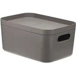 Коробка для зберігання речей, з кришкою, французький сірий  6.2 л (2346-IH-фр.сірий)
