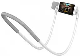 Гнучкий тримач для смартфона Baseus 4-10 Neck-Mounted Lazy Bracket SUJG-ALR02 White