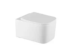 Унитаз подвесной Volle Carol Rimless сиденье duroplast, white 1323.001000, Белый