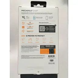 Протиударний чохол Gear4 Piccadilly MagSafe Periwinkle для iPhone 14 / iPhone 13 (6.1") Прозорий - мініатюра 3