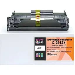 Картридж NewTone HP LJ 1010/1020 Canon LBP-2900 Q2612X Black 3K (NT-KT-Q2612X)