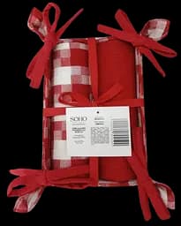 Набір рушників Soho 40x60см White&Red 2шт pbe0050699 - мініатюра 2
